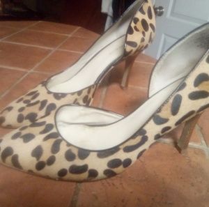 Anne Klein Leopard Print Heels